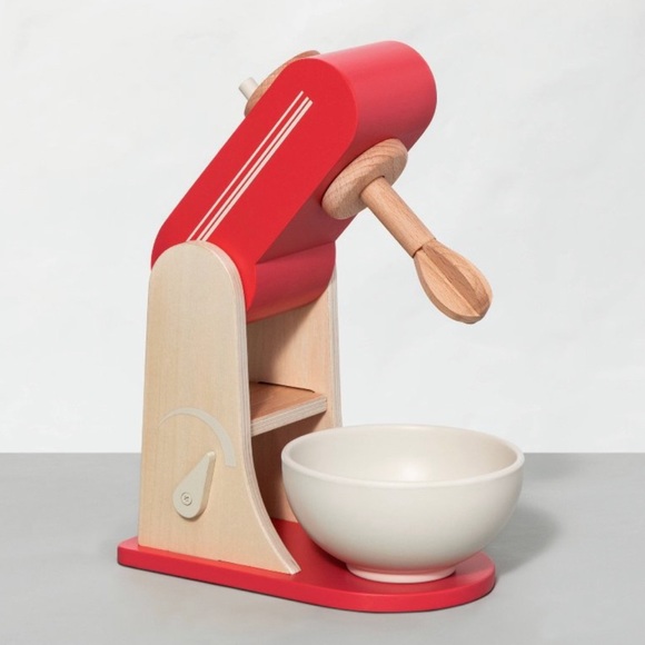 Hearth and Hand with Magnolia Toy Kitchen Mixer - Red - Picture 2 of 4